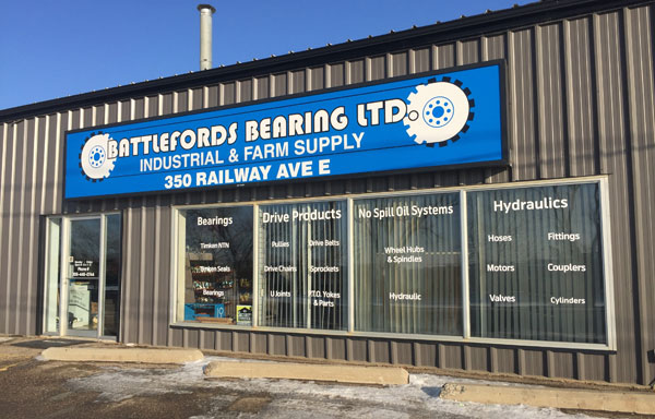 Battlefield Bearings sign